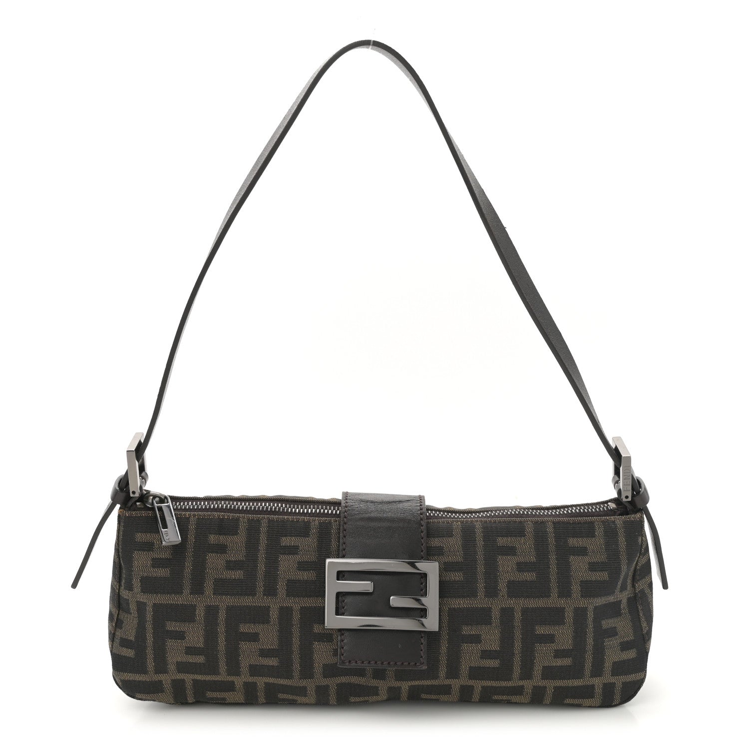 Fendi Zucca Baguette Shoulder Bag Tobacco 1 of 10