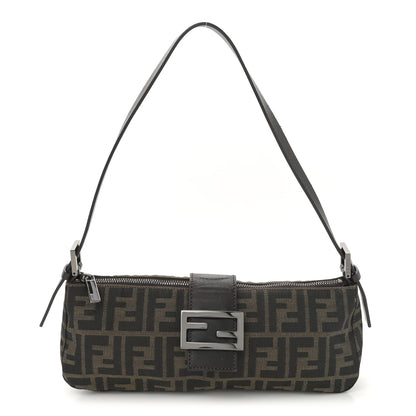 Fendi Zucca Baguette Shoulder Bag Tobacco 1 of 10