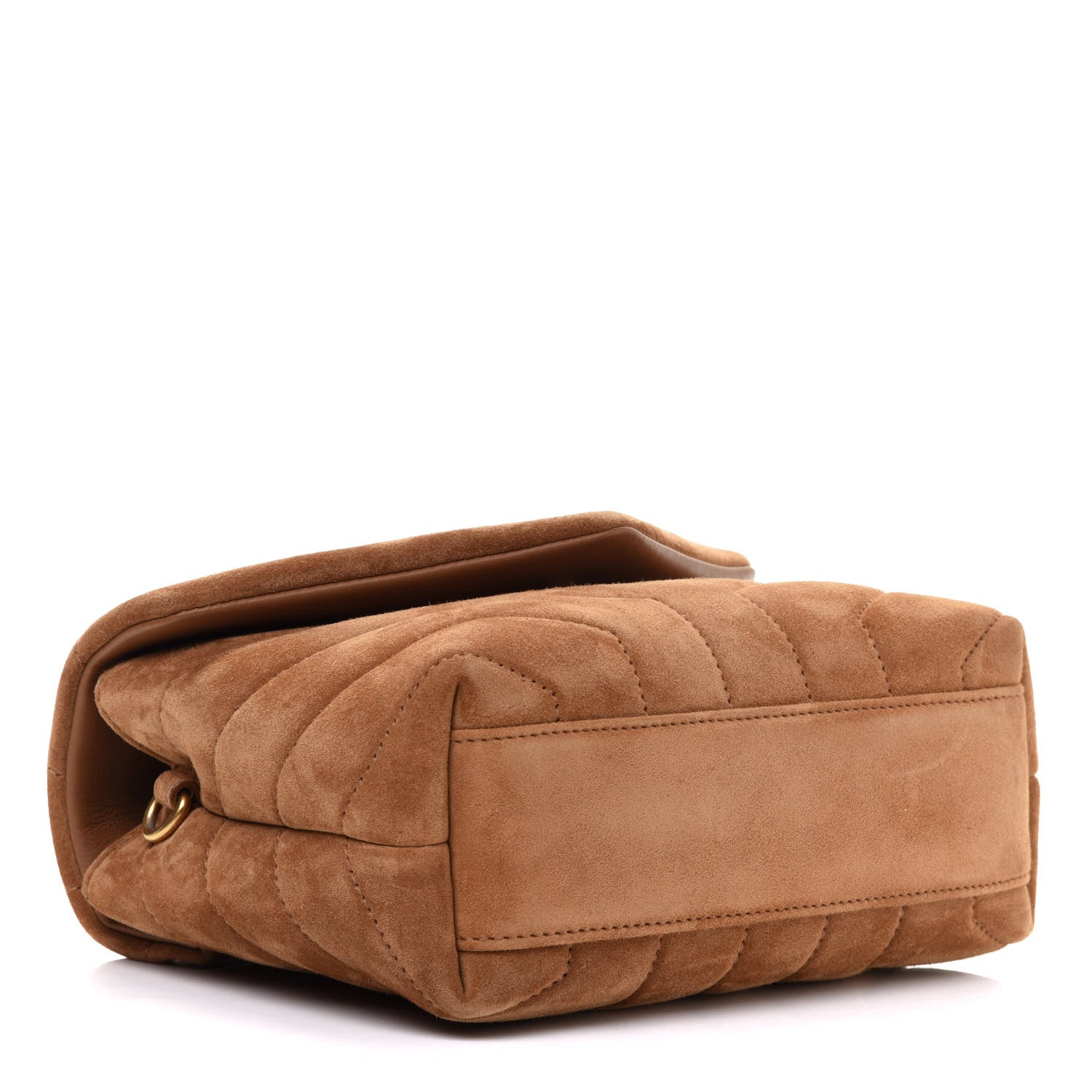 Saint Laurent Suede Toy Loulou Shoulder Bag Cinnamon 4 of 12