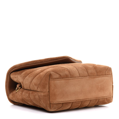 Saint Laurent Suede Toy Loulou Shoulder Bag Cinnamon 4 of 12