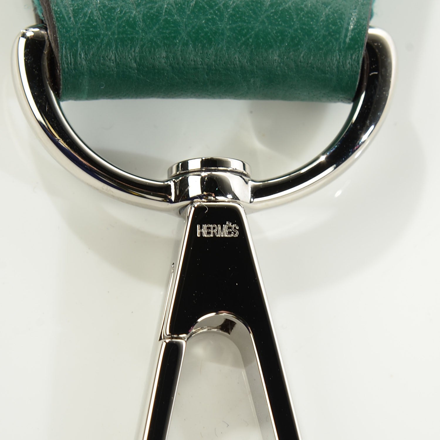 Hermes Taurillon Clemence Evelyne III PM Malachite 16 of 16