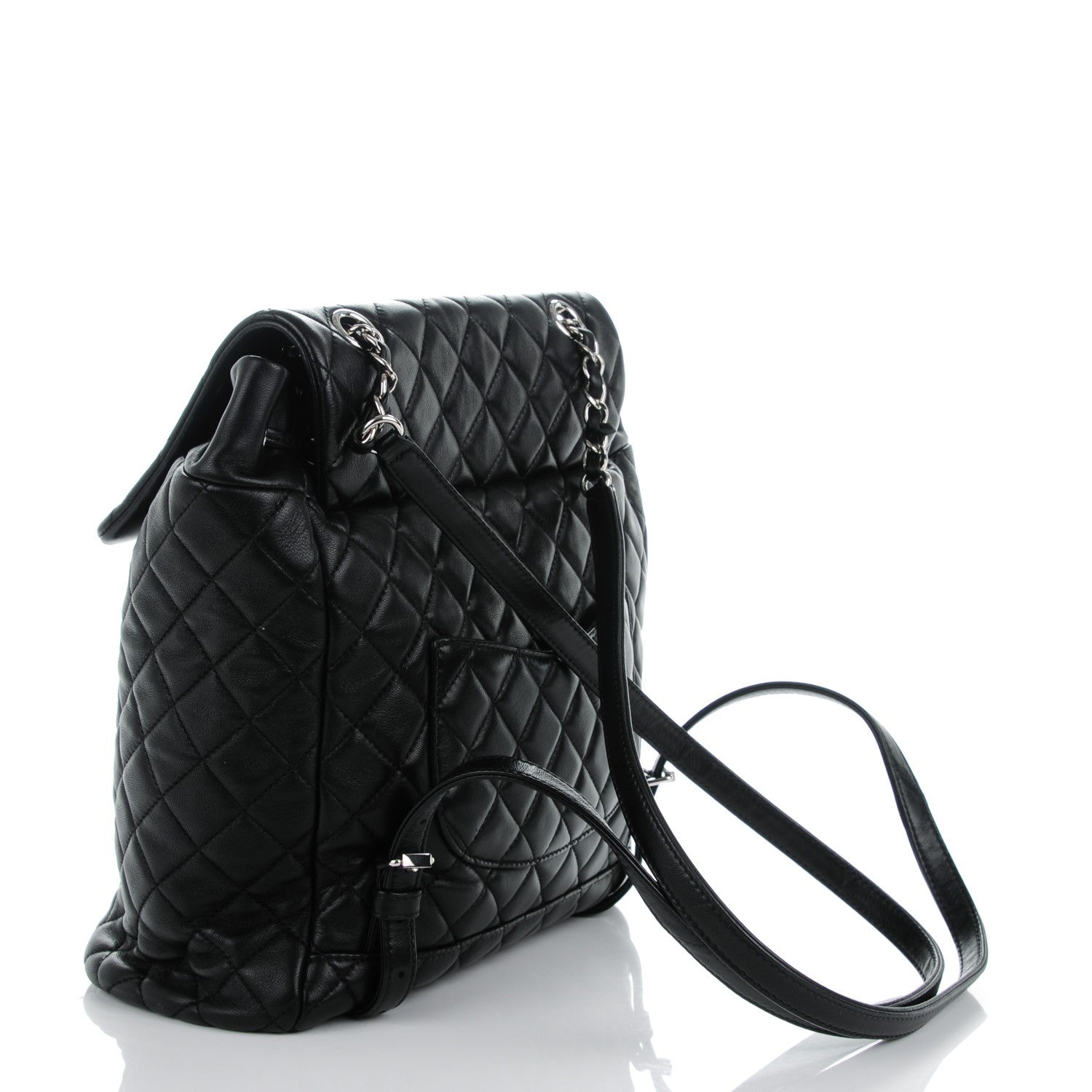 Chanel Lambskin Quilted Large Urban Spirit Backpack Black 3 of 8