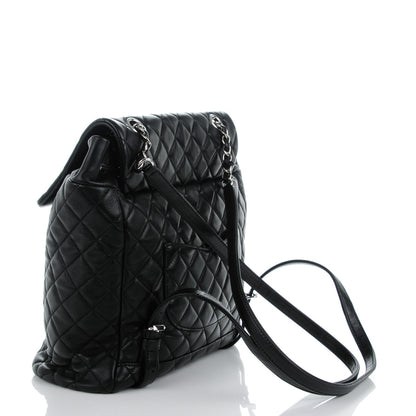Chanel Lambskin Quilted Large Urban Spirit Backpack Black 3 of 8