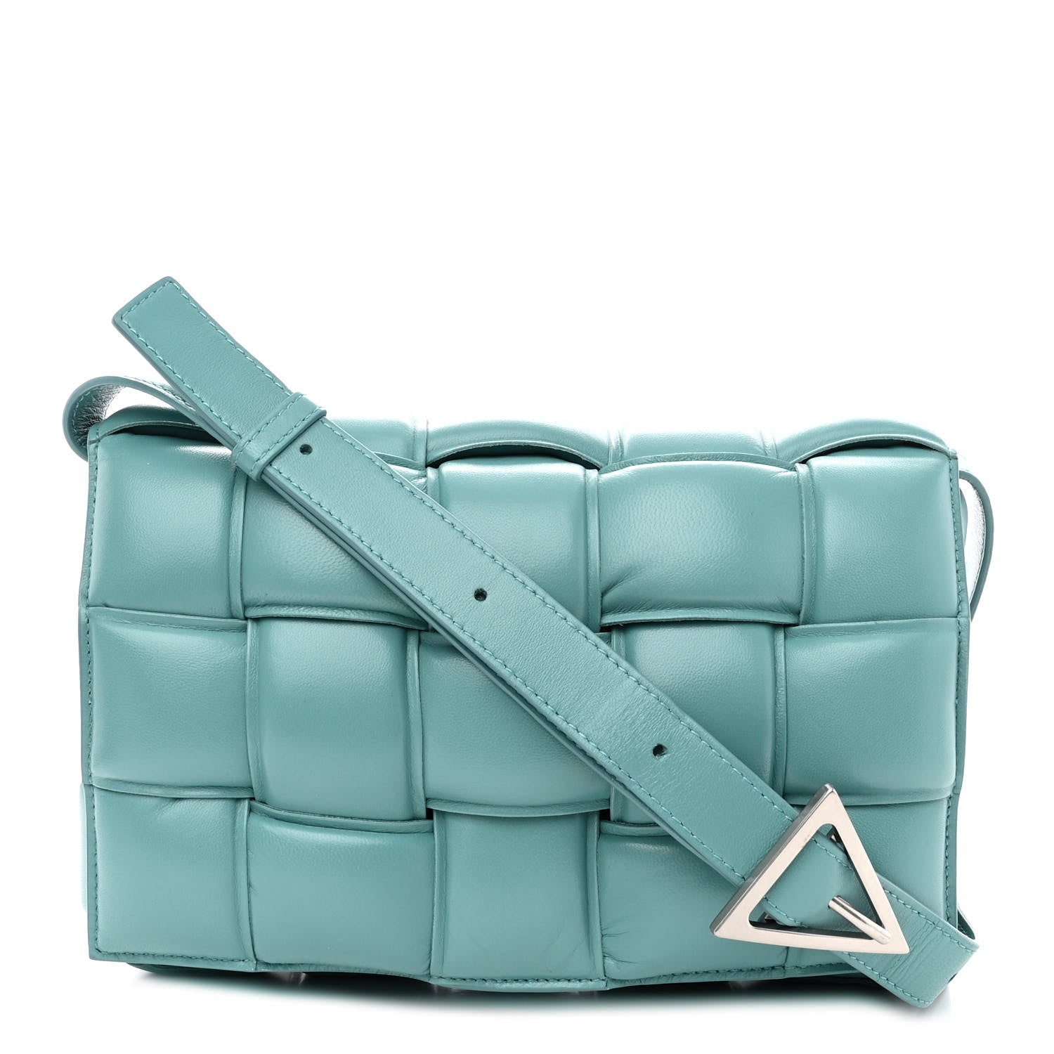 Bottega Veneta Nappa Maxi Intreccio Padded Cassette Crossbody Bag Linoleum 1 of 8