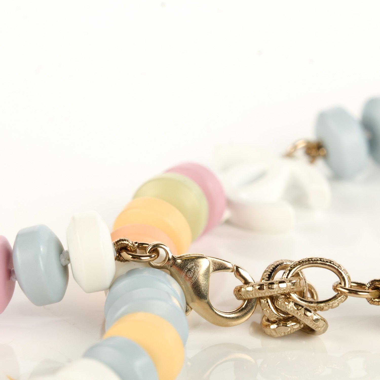 Chanel Candy CC Double Strand Necklace Multicolor 5 of 5