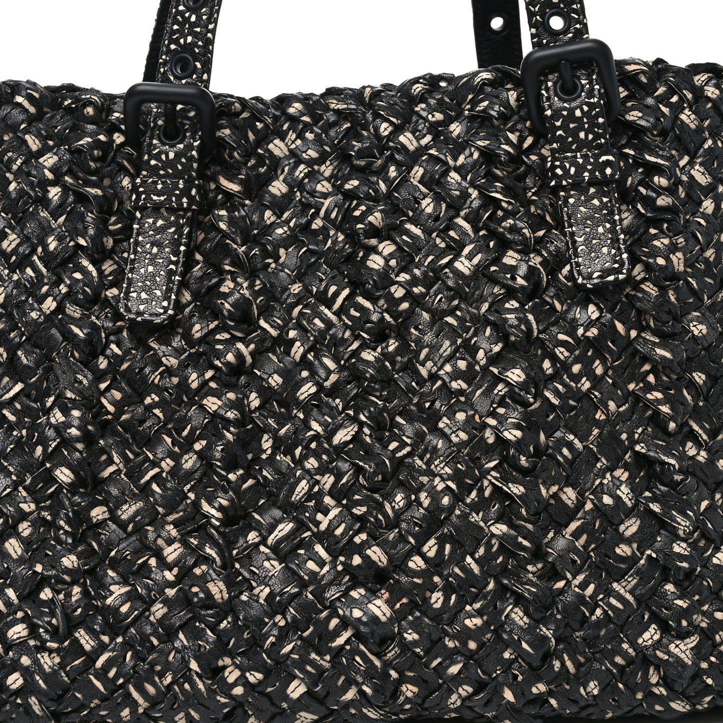 Nappa Nastri Medium Lido Tote Bag Tourmaline