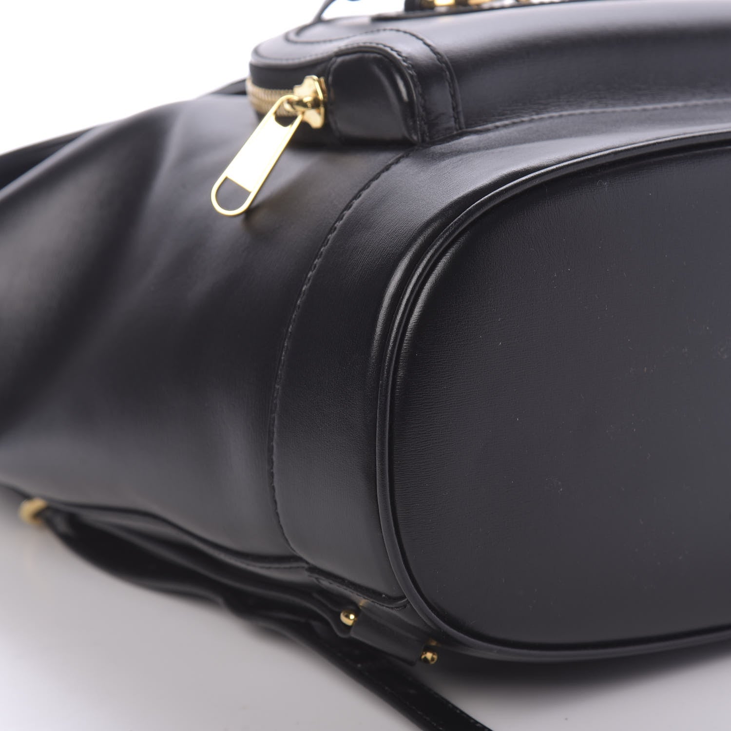 Gucci Boarded Plutone Calfskin Horsebit 1955 Single Buckle Backpack Black 5 of 14