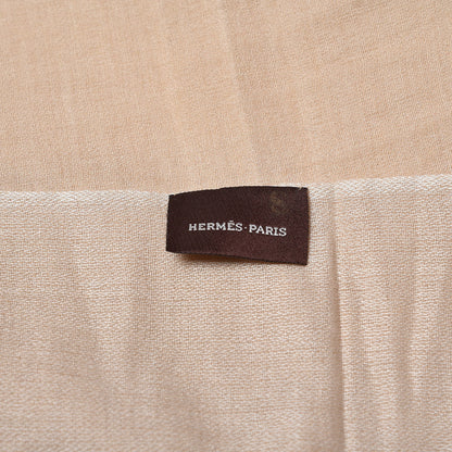 Hermes Camel Silk Stole Blond 5 of 6