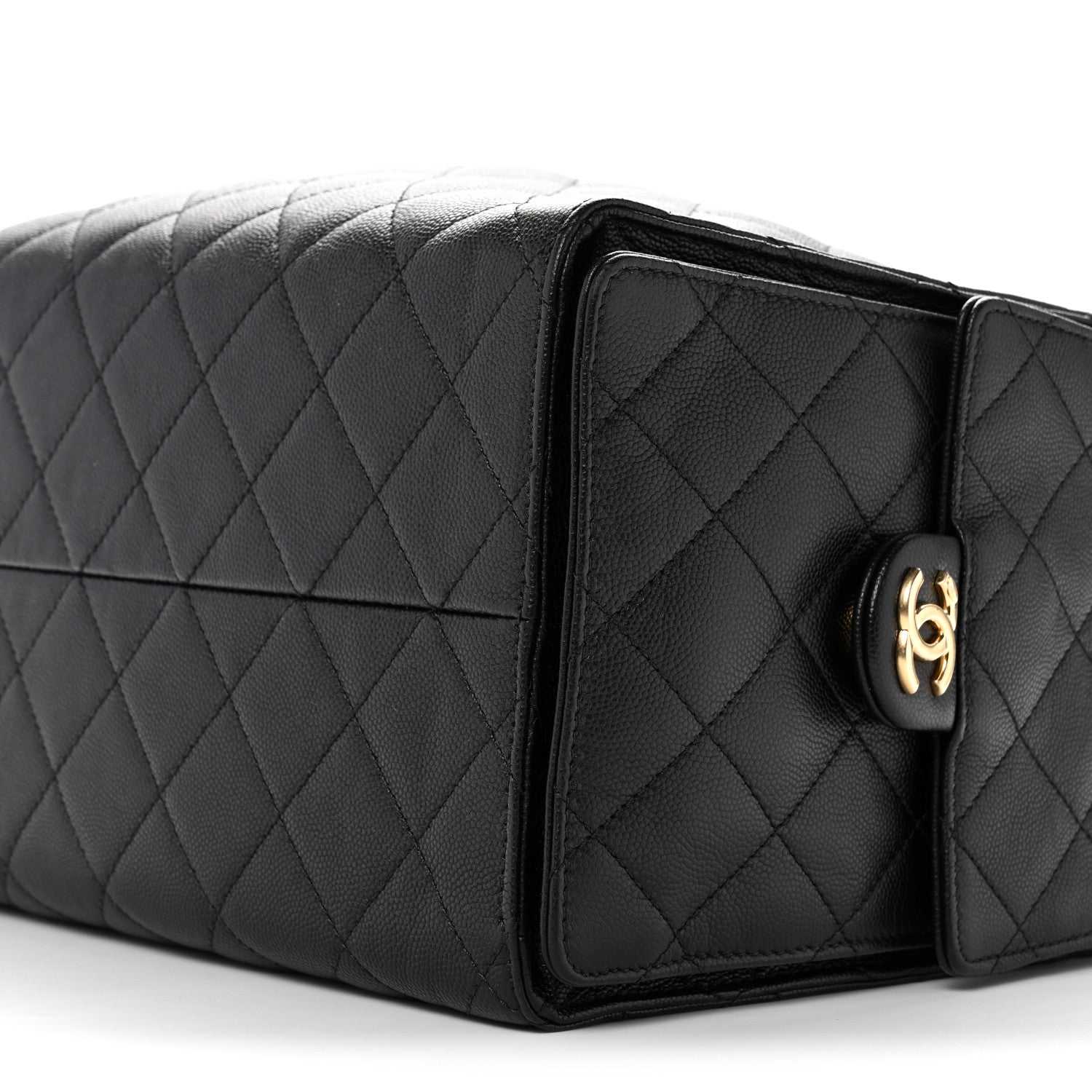Chanel Caviar Quilted Medium Chanel 25 Handbag Black 11 of 12