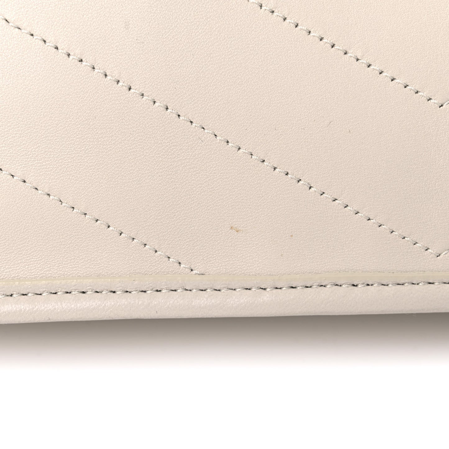 Lambskin Matelasse Monogram Medium Niki Chain Satchel Ivory