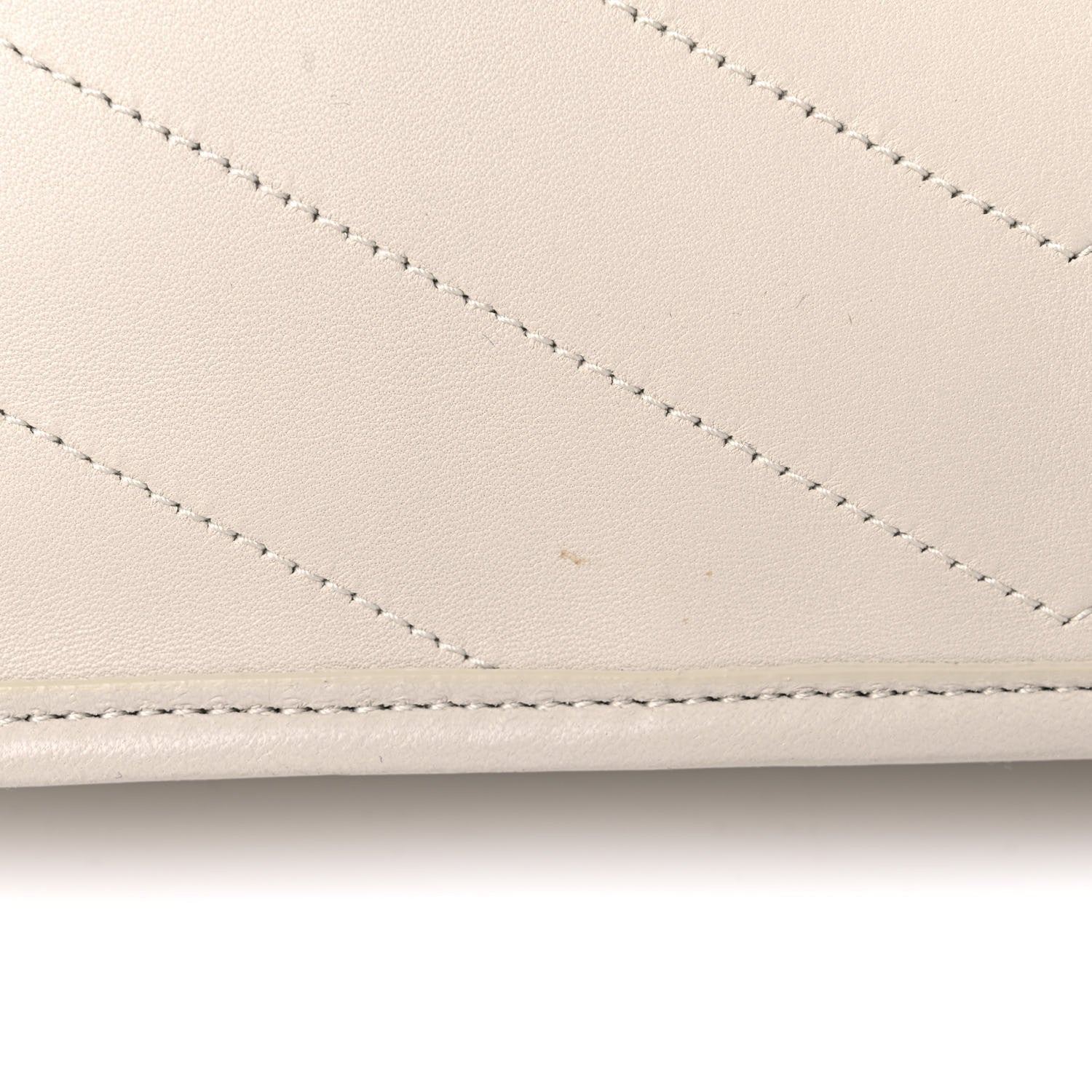 Saint Laurent Lambskin Matelasse Monogram Medium Niki Chain Satchel Ivory 15 of 16