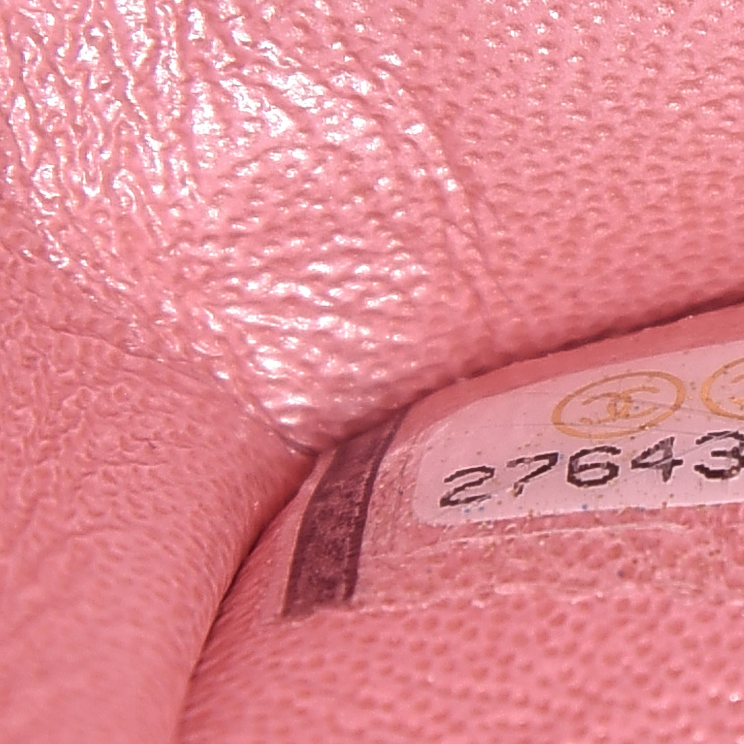Chanel Iridescent Caviar Quilted Medium Double Flap Rose Pink 7 of 10