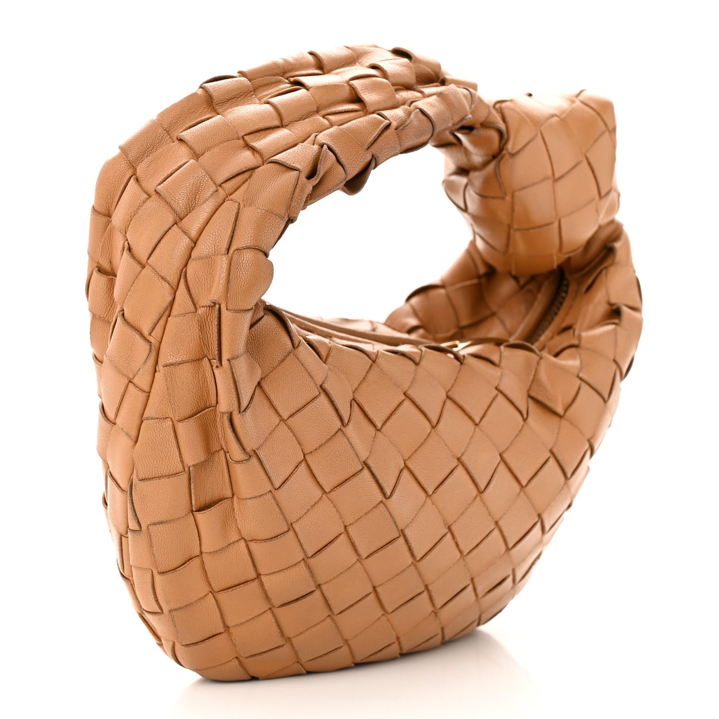 Nappa Intrecciato Mini Jodie Caramel