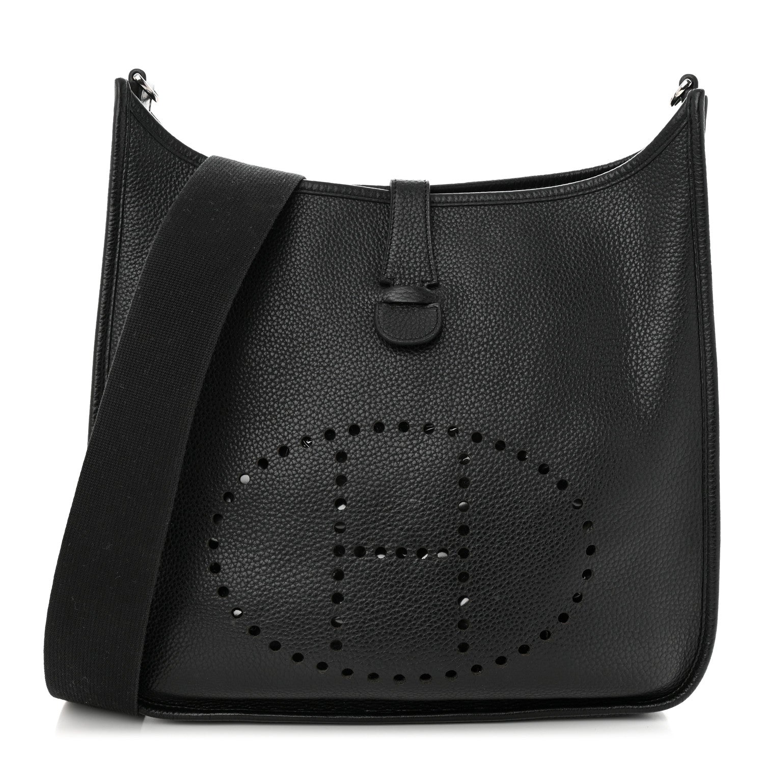 Hermes Taurillon Clemence Evelyne II GM Black 1 of 10