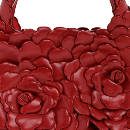 Valentino Garavani Nappa Atelier 03 Rose Edition Small Hobo Rosso Valentino 7 of 13