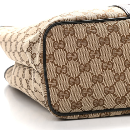 Gucci GG Monogram Large Joy Tote Bag Dark Brown 9 of 10