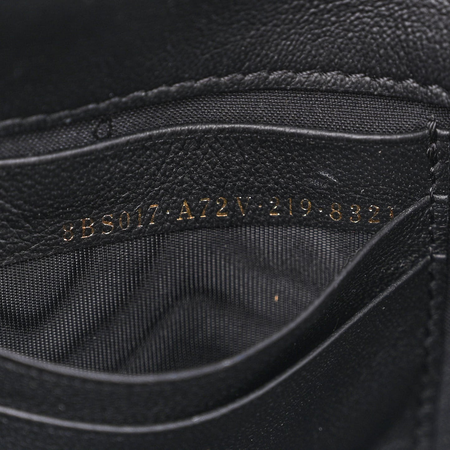 Nappa FF 1974 Embossed Mini Baguette Black