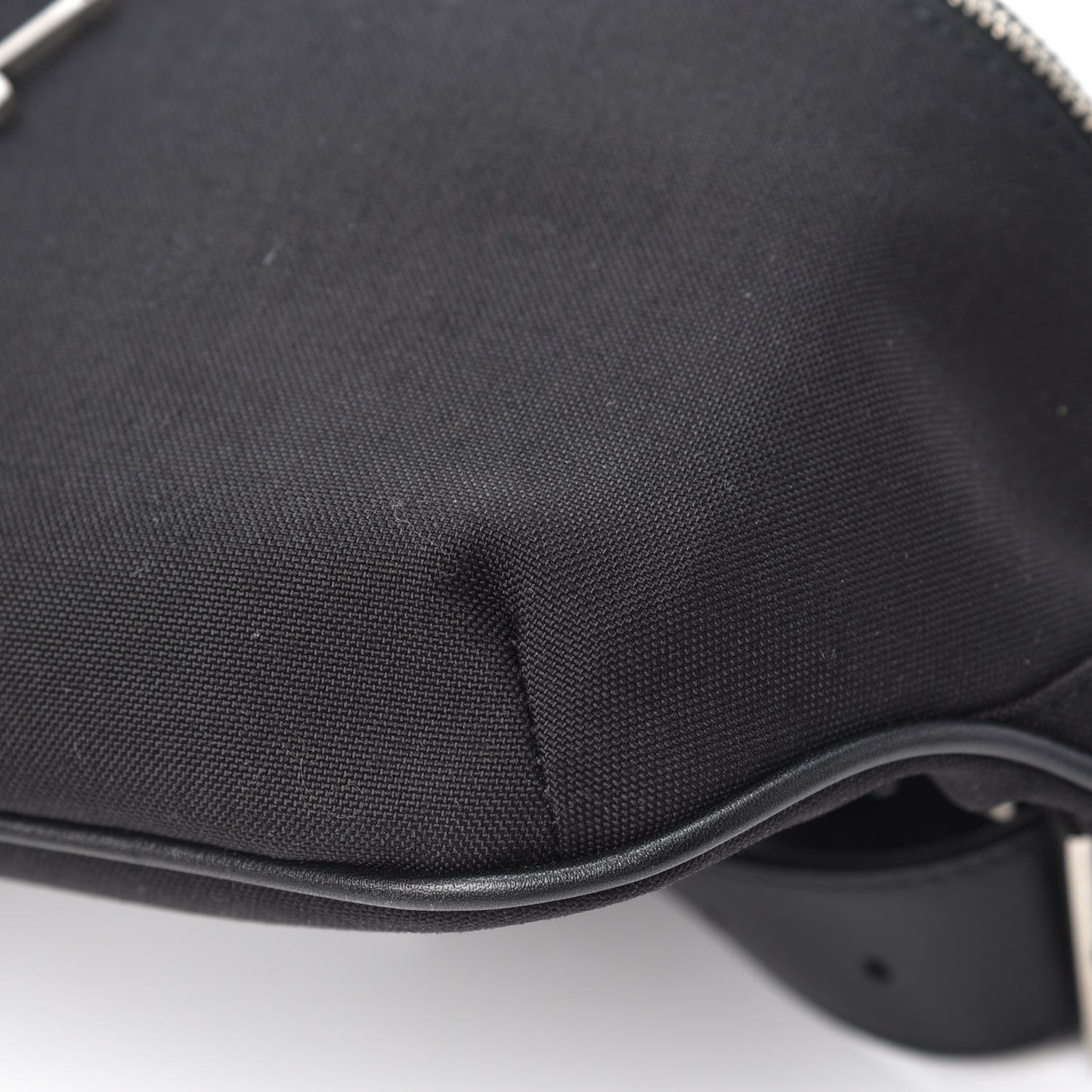 Canvas Monogram Belt Bag Black