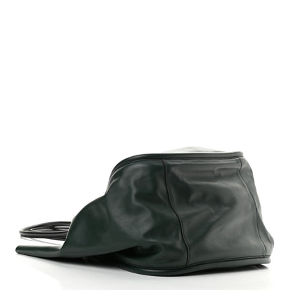 Proenza Schouler Calfskin XL Ruched Tote Petrol Green 4 of 9