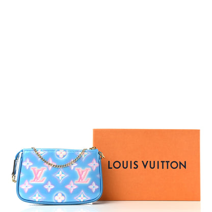 Louis Vuitton Vernis Valentine Mini Pochette Accessories Baby Blue Neon 7 of 7