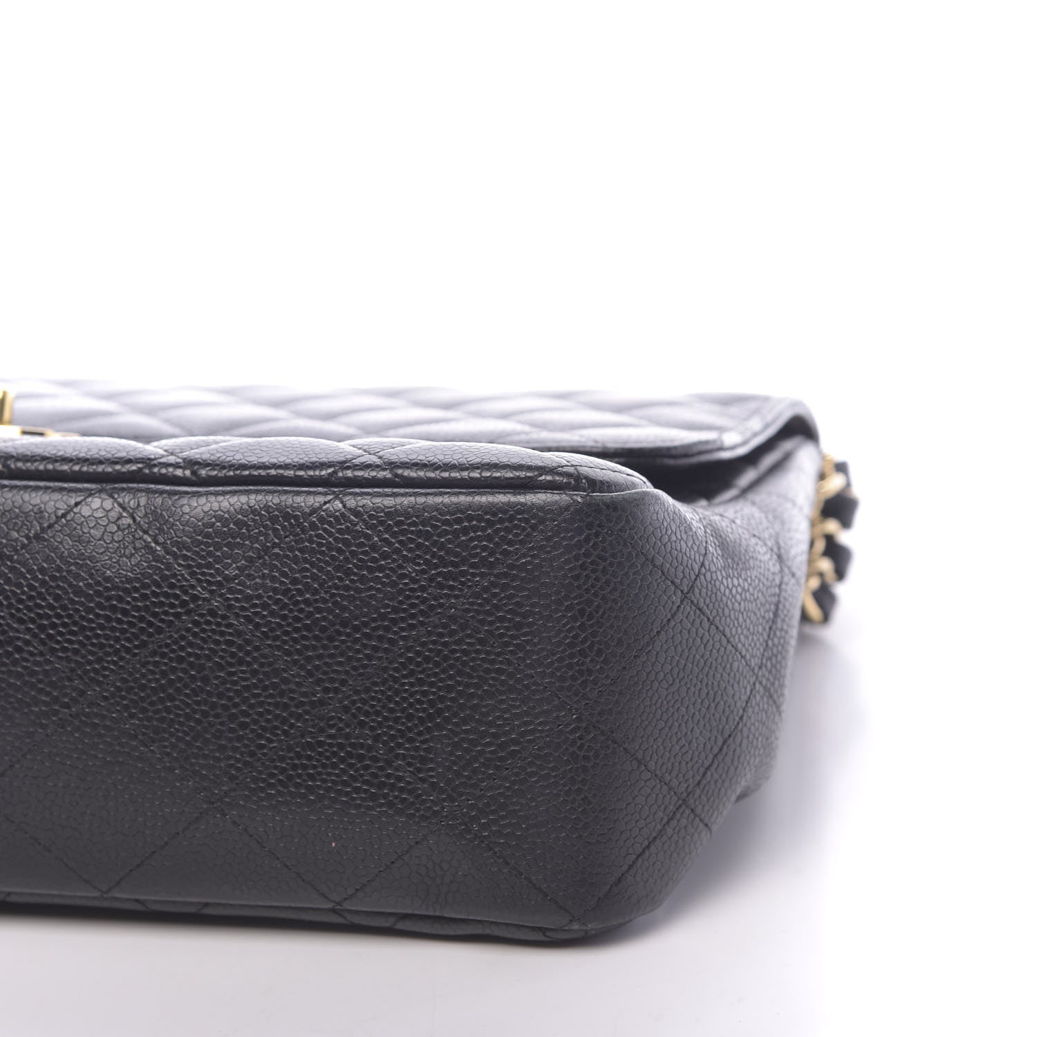 Chanel Caviar Quilted Jumbo Single Flap Black 9 of 11