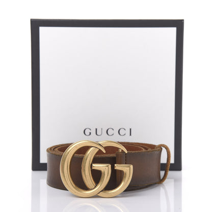 Gucci Faded Calfskin Double G 40mm Belt 95 38 Cuir 6 of 6