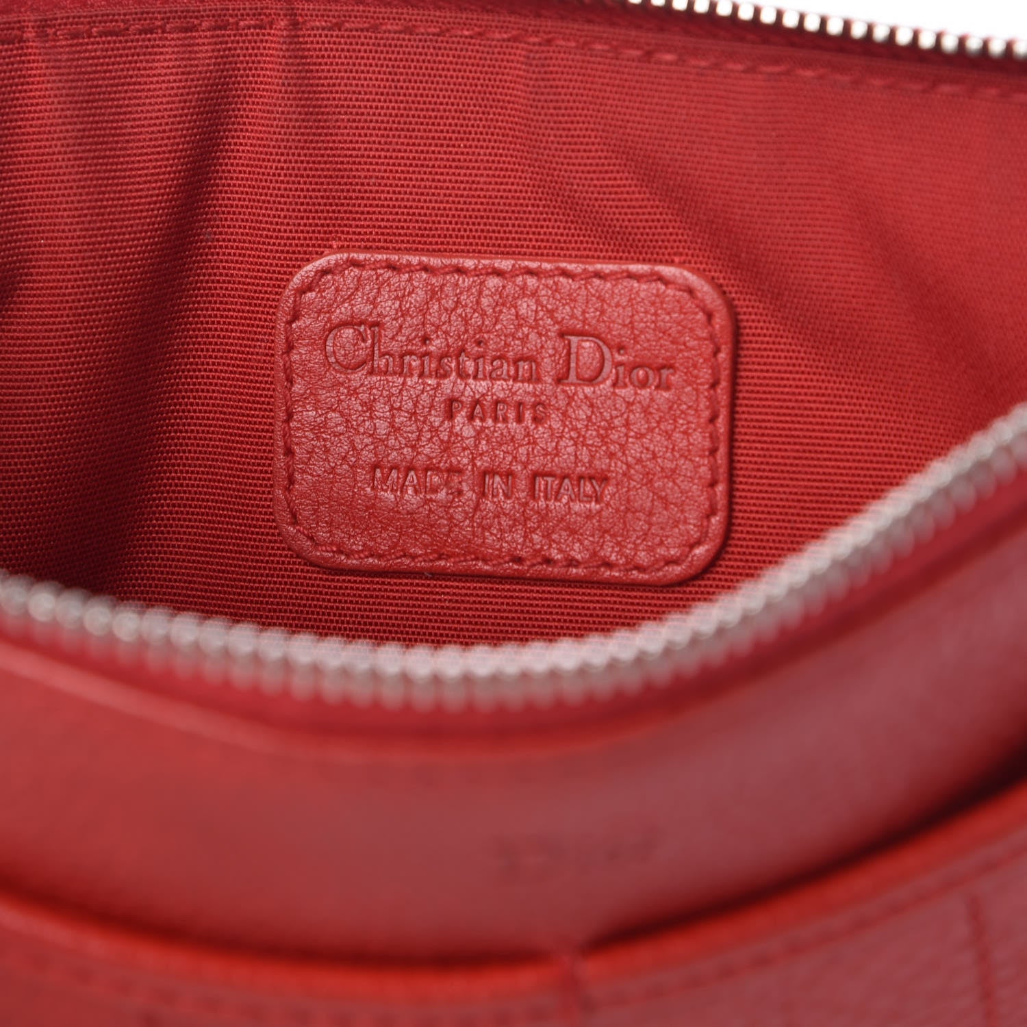 Christian Dior Calfskin Wrislet Red 7 of 9