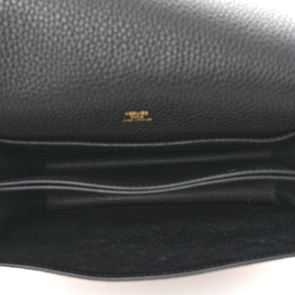 Hermes Taurillon Clemence Sac Roulis 23 Black 5 of 9
