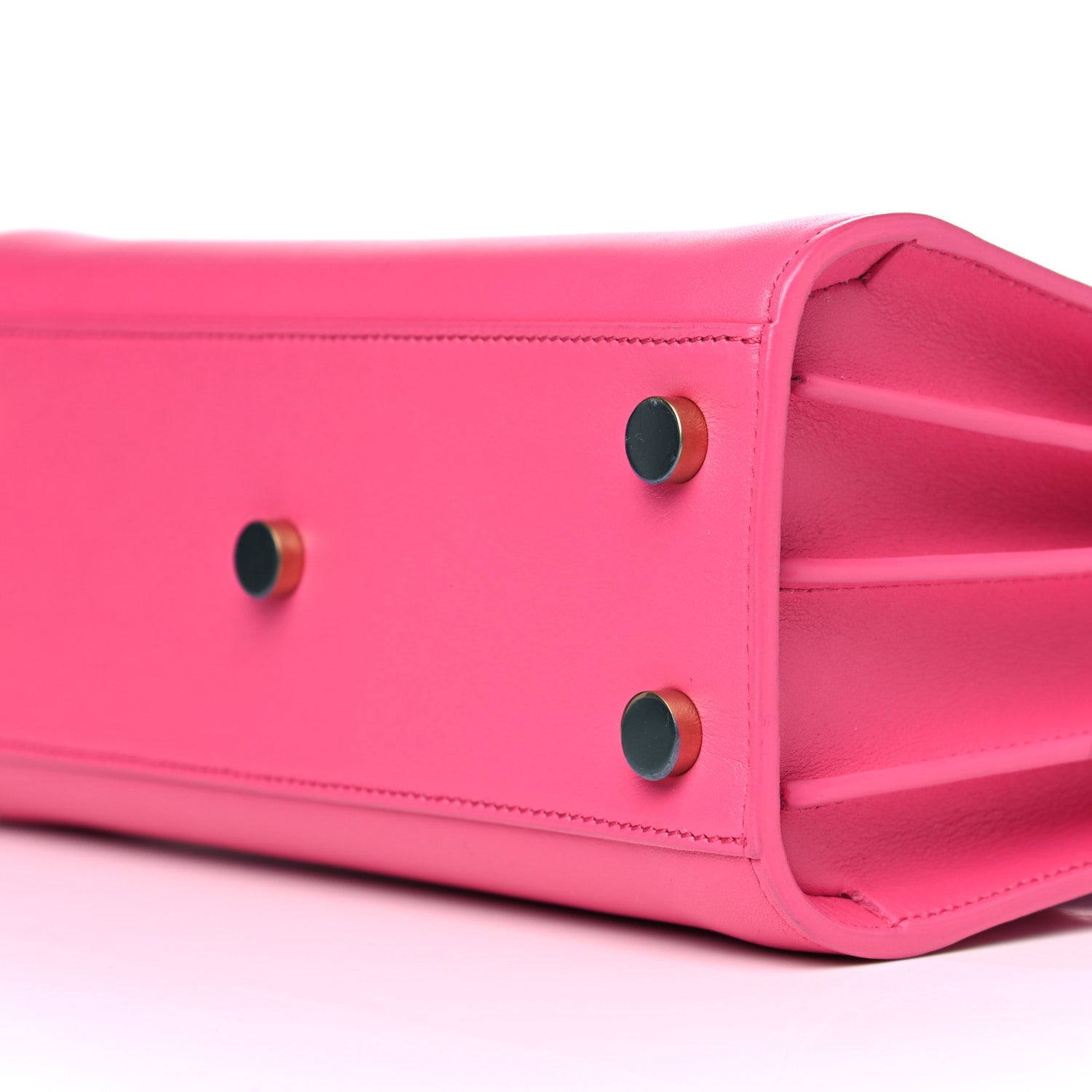 Saint Laurent Calfskin Nano Sac De Jour Lipstick Fuchsia 10 of 19