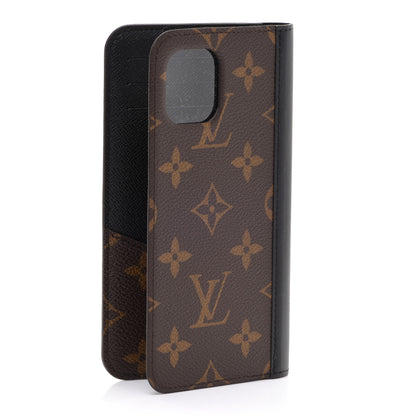 Louis Vuitton Monogram iPhone 11 Folio Case Black 3 of 9