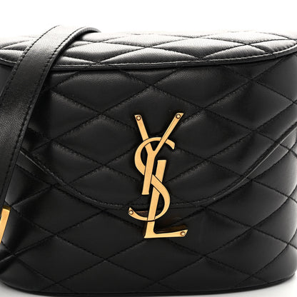 Saint Laurent Lambskin Matelasse Monogram June Box Bag Black 7 of 10