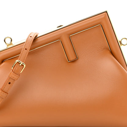 Fendi Shiny Nappa Small Fendi First Caramello 7 of 10