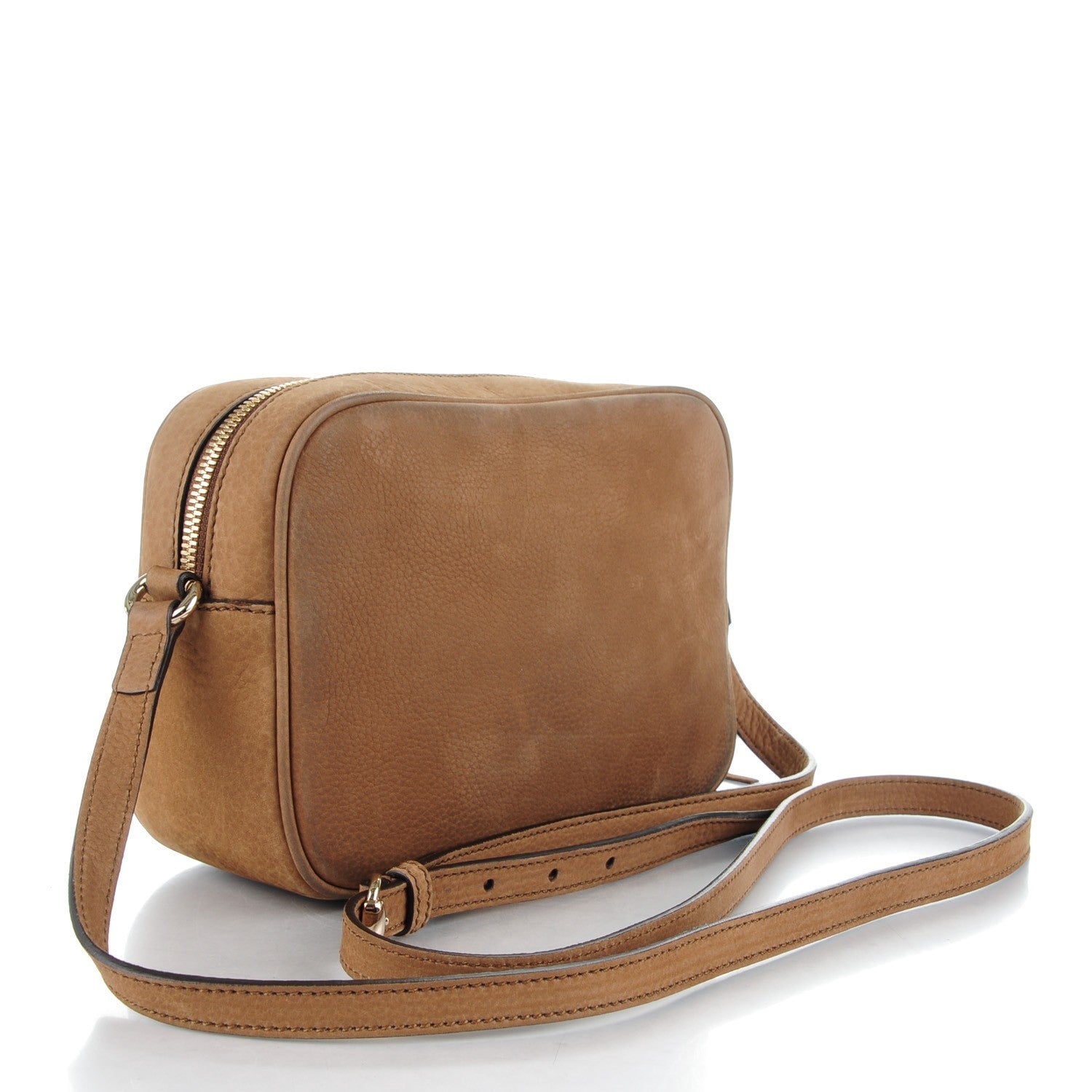 Gucci Vitello Range Small Soho Disco Bag New Fango 3 of 9