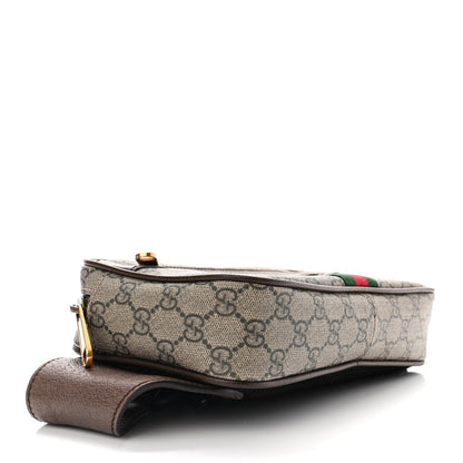 Gucci Soft GG Supreme Monogram Medium Ophidia Belt Bag Dark Brown 4 of 11