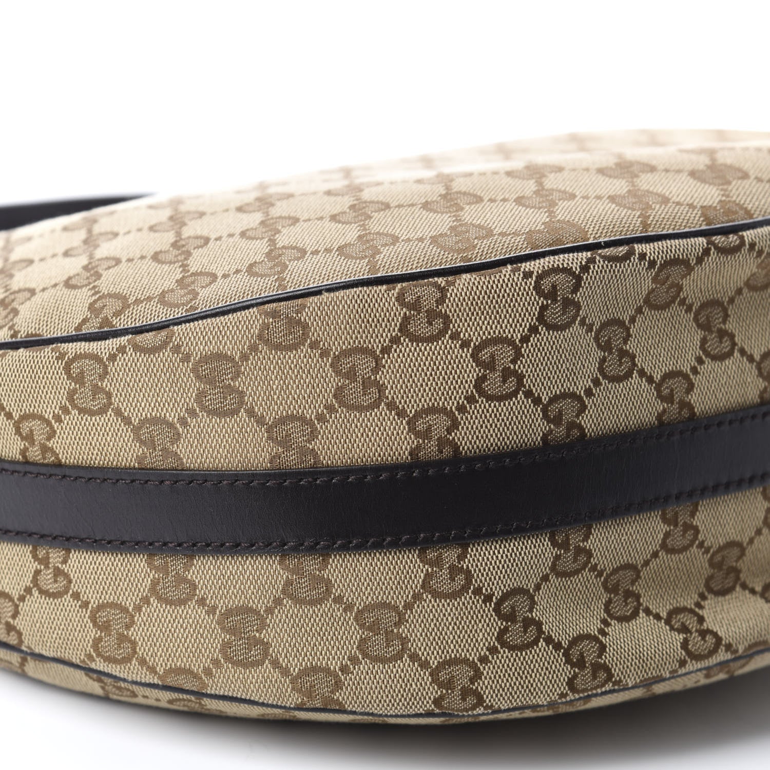 Gucci Monogram Medium GG Twins Hobo Dark Brown 6 of 13