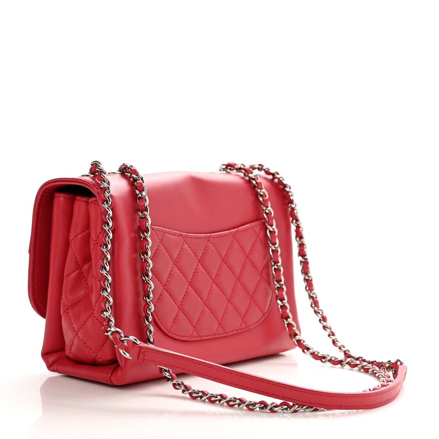Calfskin Mini Tramezzo Flap Red
