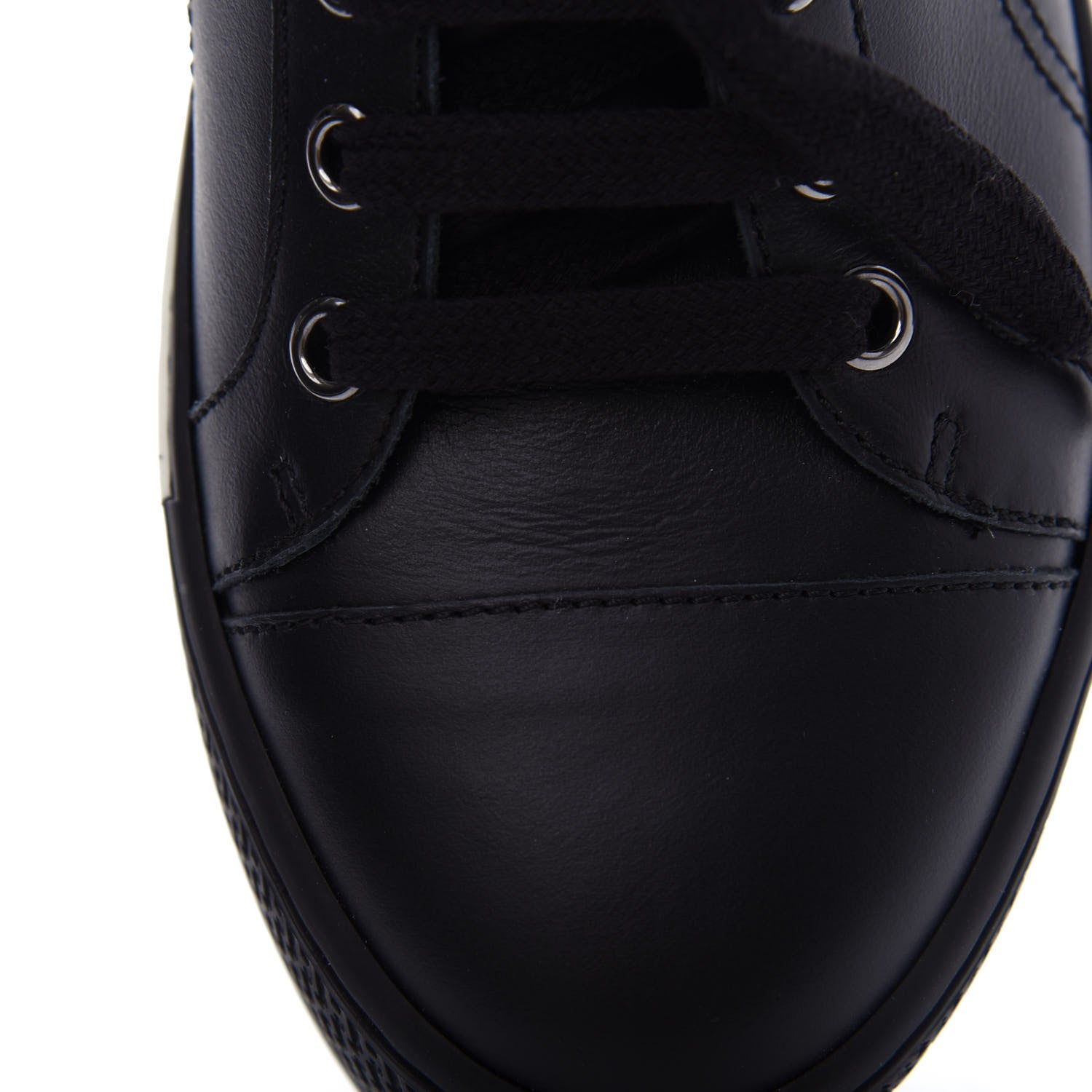Hermes Calfskin Womens Jungle Love Voltage Sneakers 37.5 Black 11 of 11