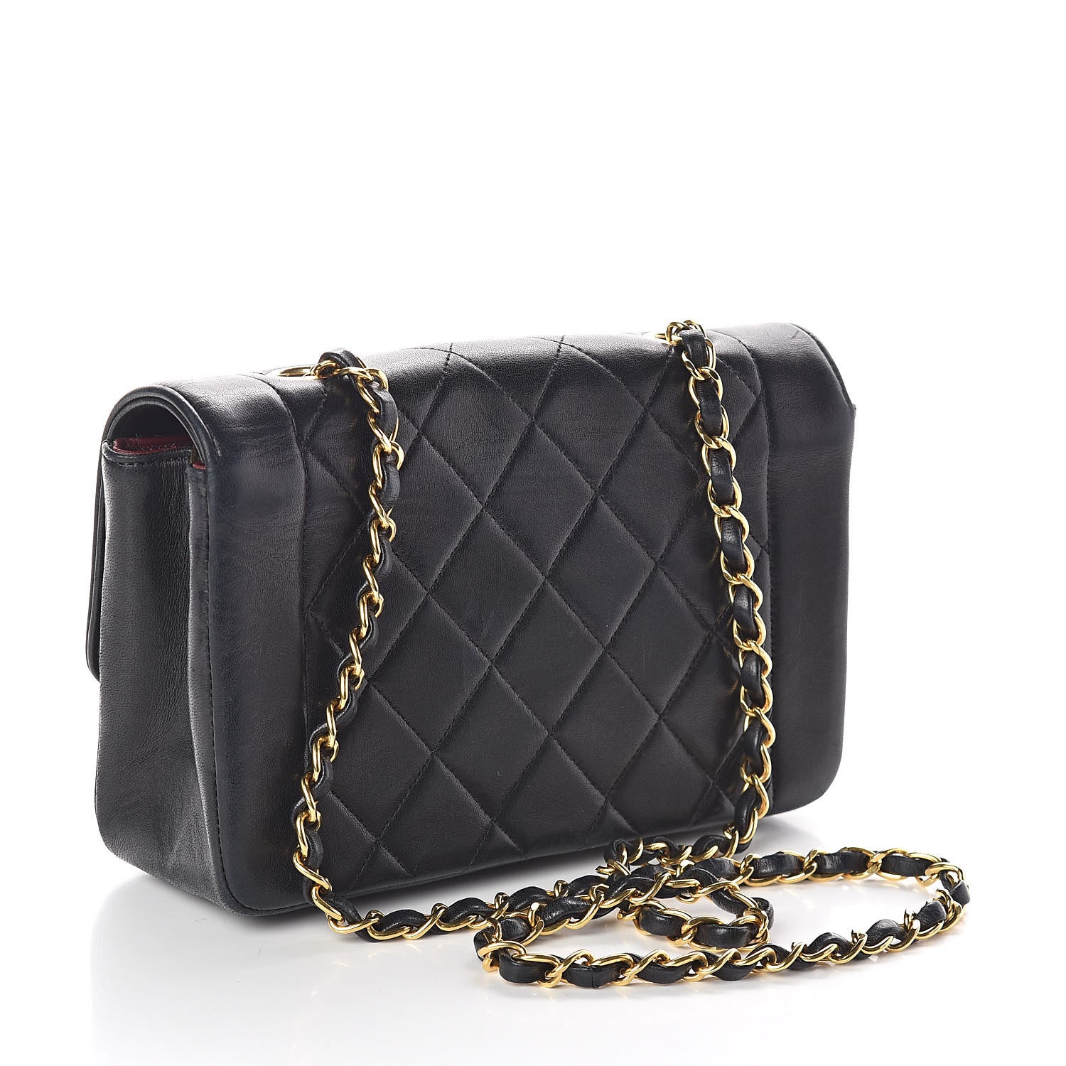 Chanel Lambskin Quilted Small Single Flap Black 3 of 9
