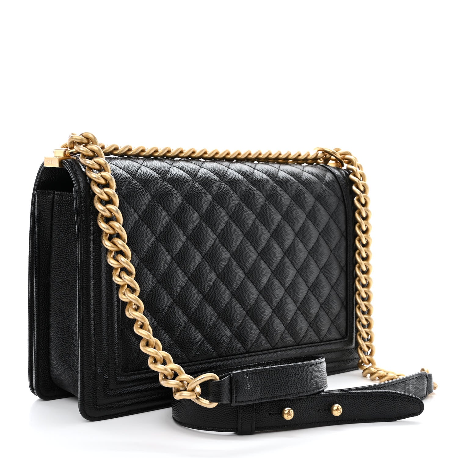 Chanel Caviar Quilted New Medium Boy Flap Black 3 of 13