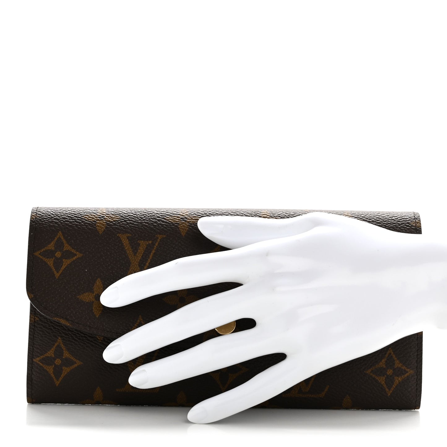 Monogram Emilie Wallet Rose Ballerine