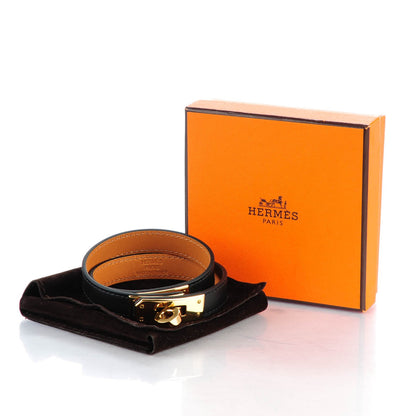 Hermes Chamonix Kelly Double Tour Bracelet M Black 7 of 7