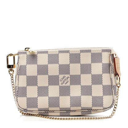 Louis Vuitton Damier Azur Mini Pochette Accessories 1 of 4