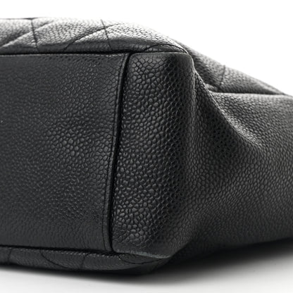 Chanel Caviar Quilted Petit Shopping Tote PST Black 10 of 10