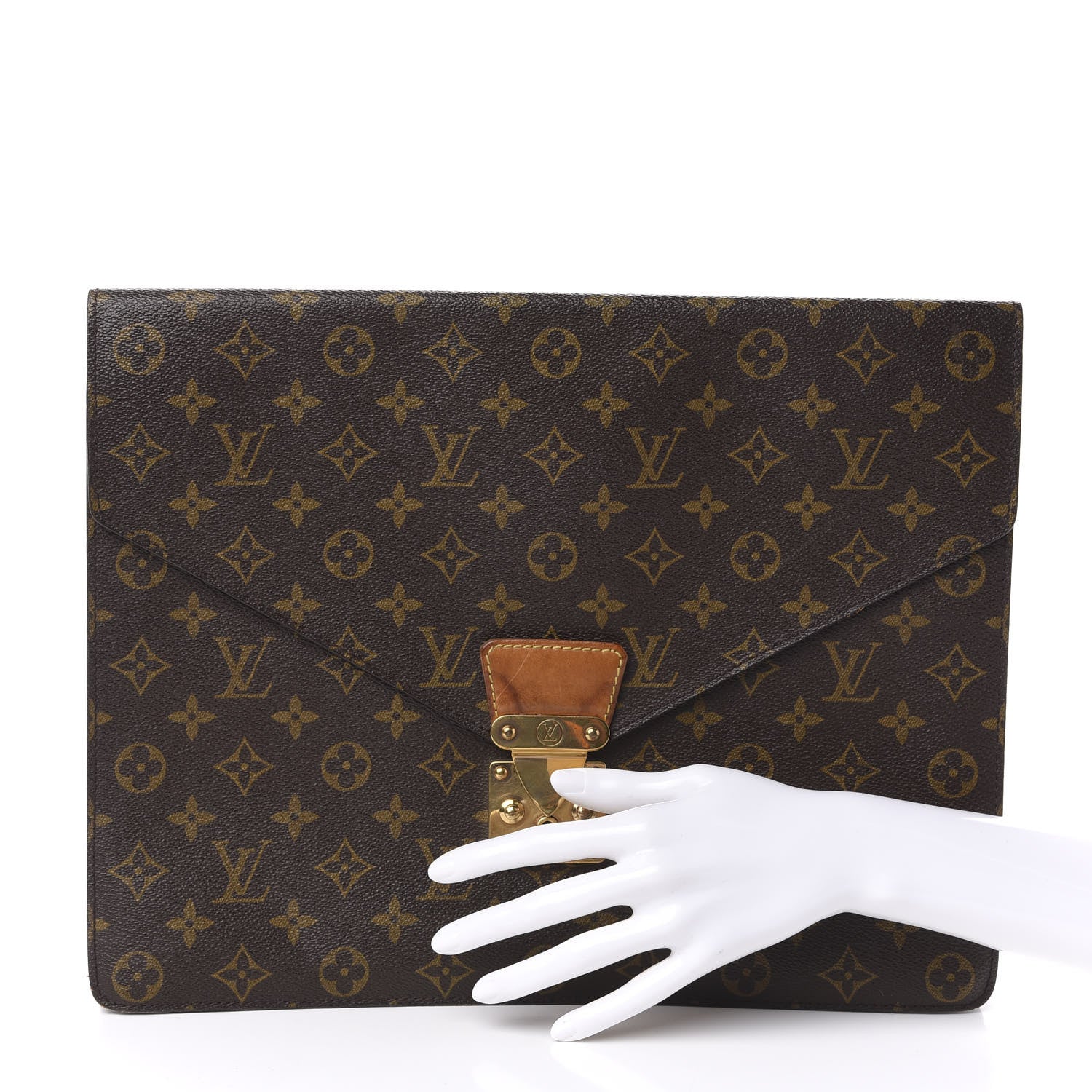 Louis Vuitton Monogram Porte-Documents Senateur Document Holder 2 of 12