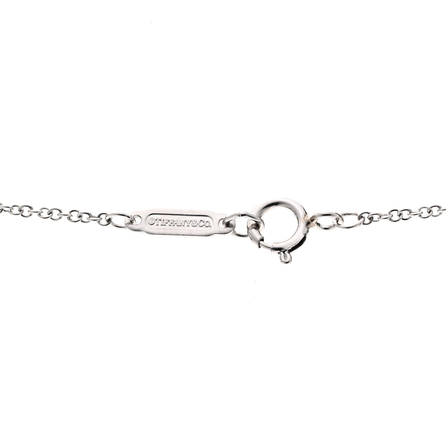 Tiffany Platinum Diamond Large Cross Pendant Necklace 4 of 6