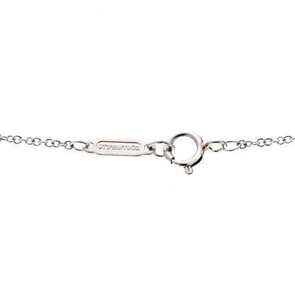 Tiffany Platinum Diamond Large Cross Pendant Necklace 4 of 6