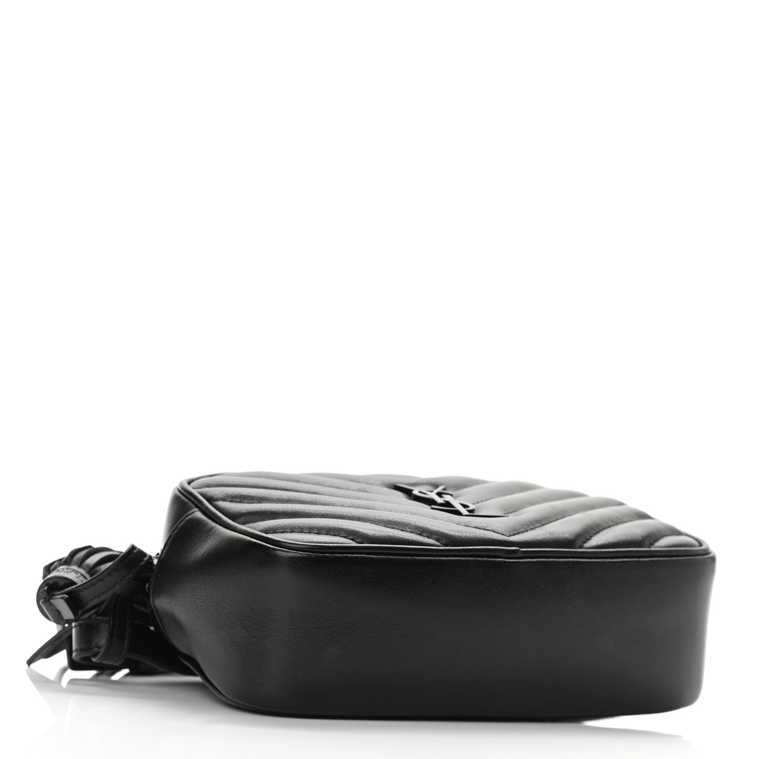Saint Laurent Calfskin Matelasse Monogram Lou Belt Bag Black 3 of 8