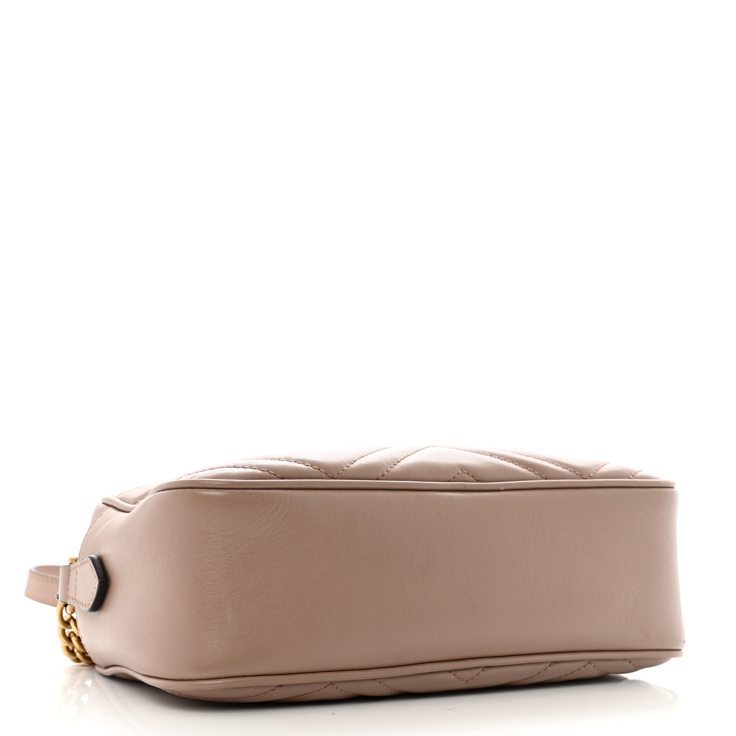 Calfskin Matelasse Small GG Marmont Chain Shoulder Bag Porcelain Rose