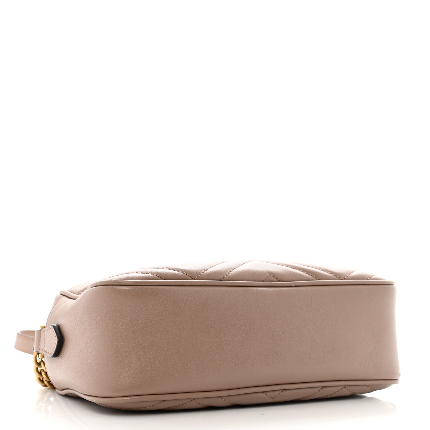 Gucci Calfskin Matelasse Small GG Marmont Chain Shoulder Bag Porcelain Rose 4 of 13