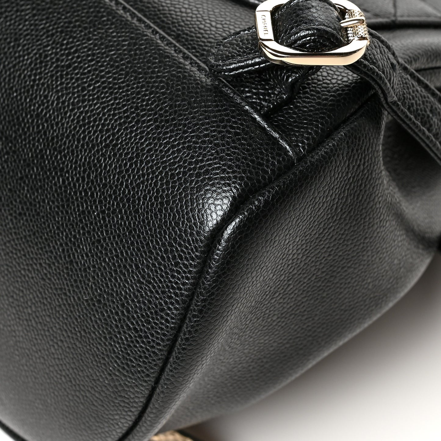 Caviar Quilted Mini Business Affinity Backpack Black